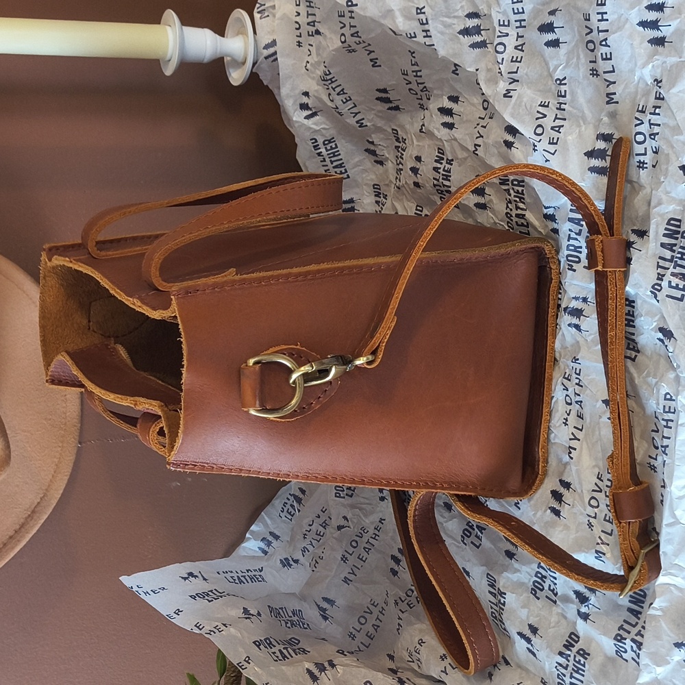 Portland Leather Goods Lola Crossbody Tote - Picture 2 of 6
